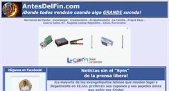 Desktop Screenshot of antesdelfin.com
